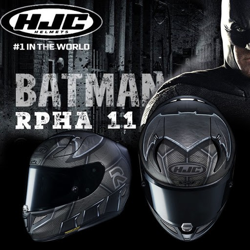 hjc rpha 11 pro batman helmet