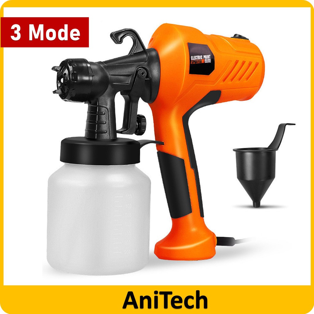 800ML Professional Electric Paint Sprayer Gun Airless Paint Spray ...