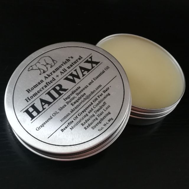 Homemade Hair Wax Hair Pomade 80g Shopee Malaysia