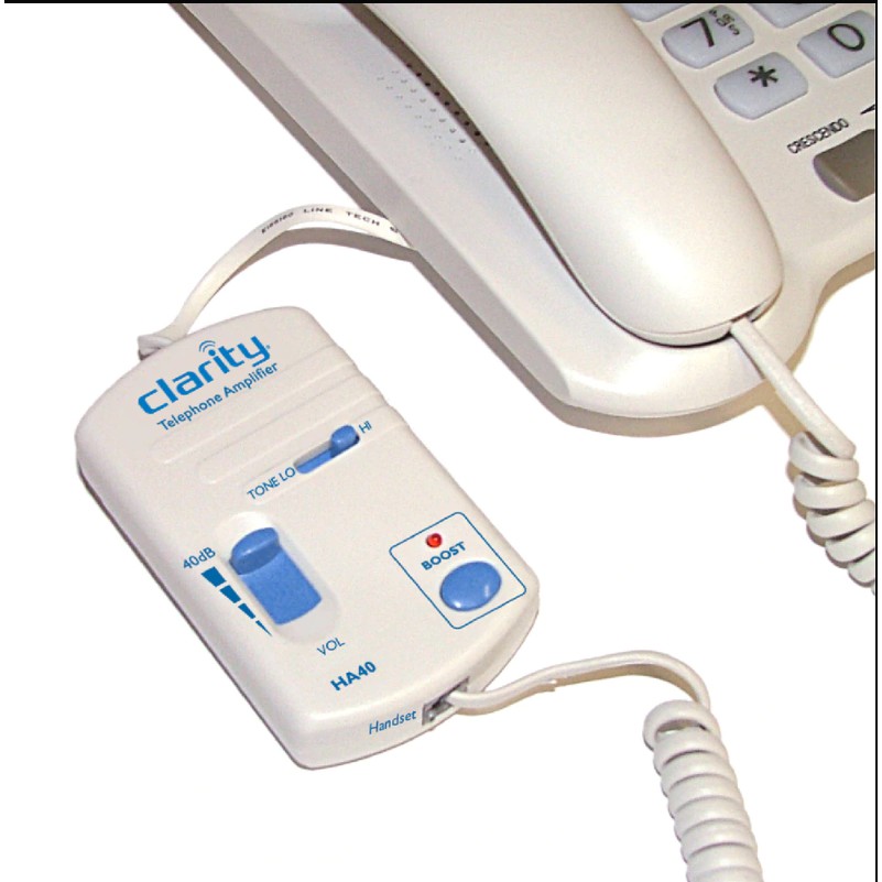 Clarity HA40 Portable Telephone Handset Amplifier Shopee Malaysia