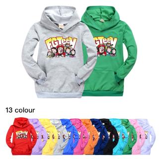 hoodies teen kids girl boy roblox print cartoon sweatshirt pocket pullover hoodie for cartoon 120cm amazon co uk clothing