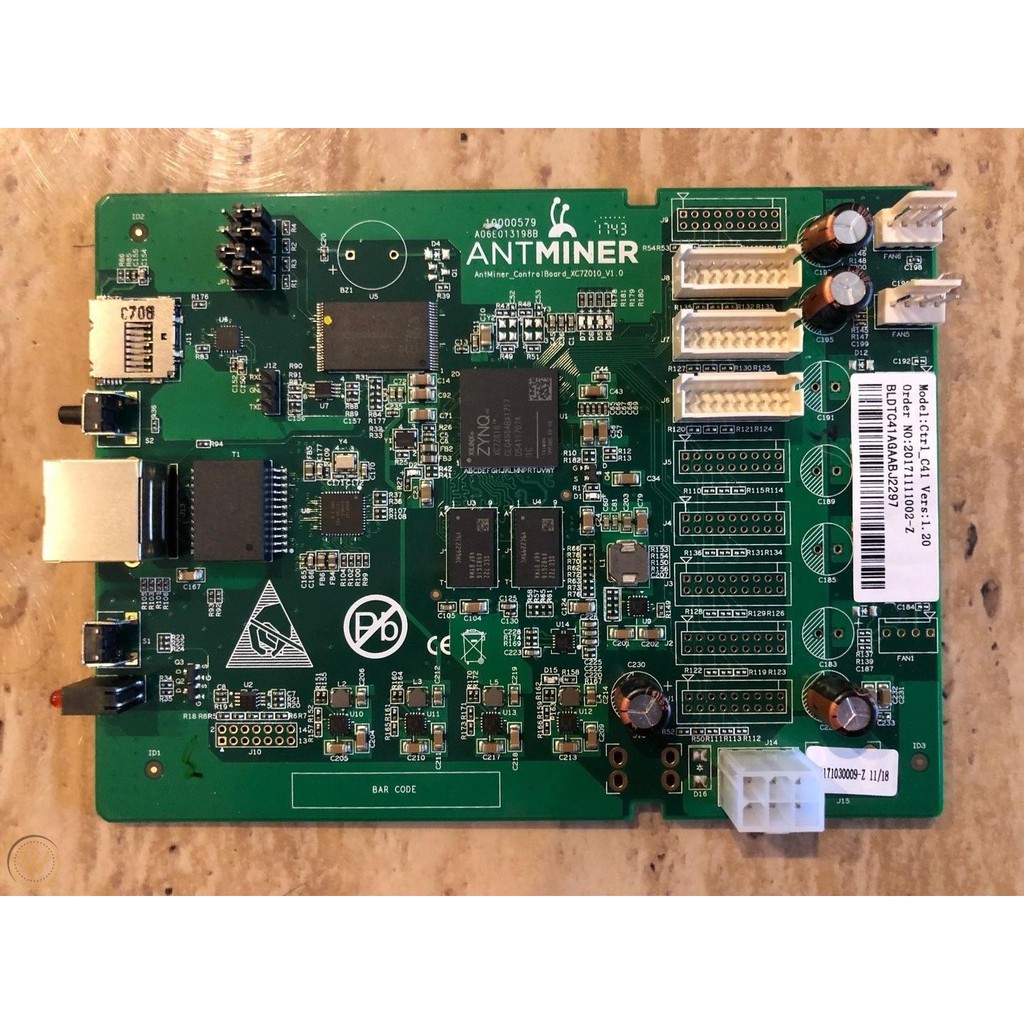 Antminer s9 control board схема