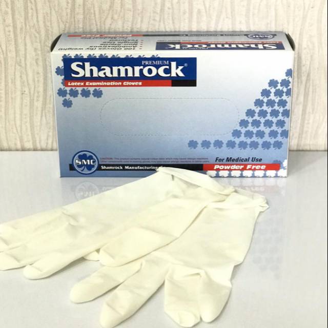 Non Powdered Shamrock Latex Gloves 1box 50 Pairs (100Pcs) Shopee Malaysia
