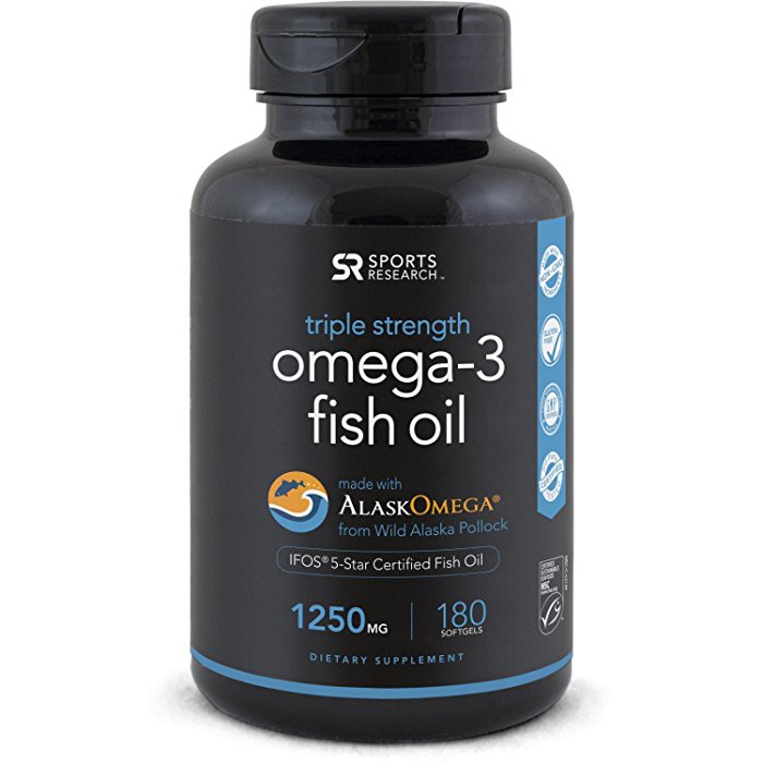 Sports Research Omega3 Wild Alaskan Fish Oil 180Capsules Shopee Malaysia