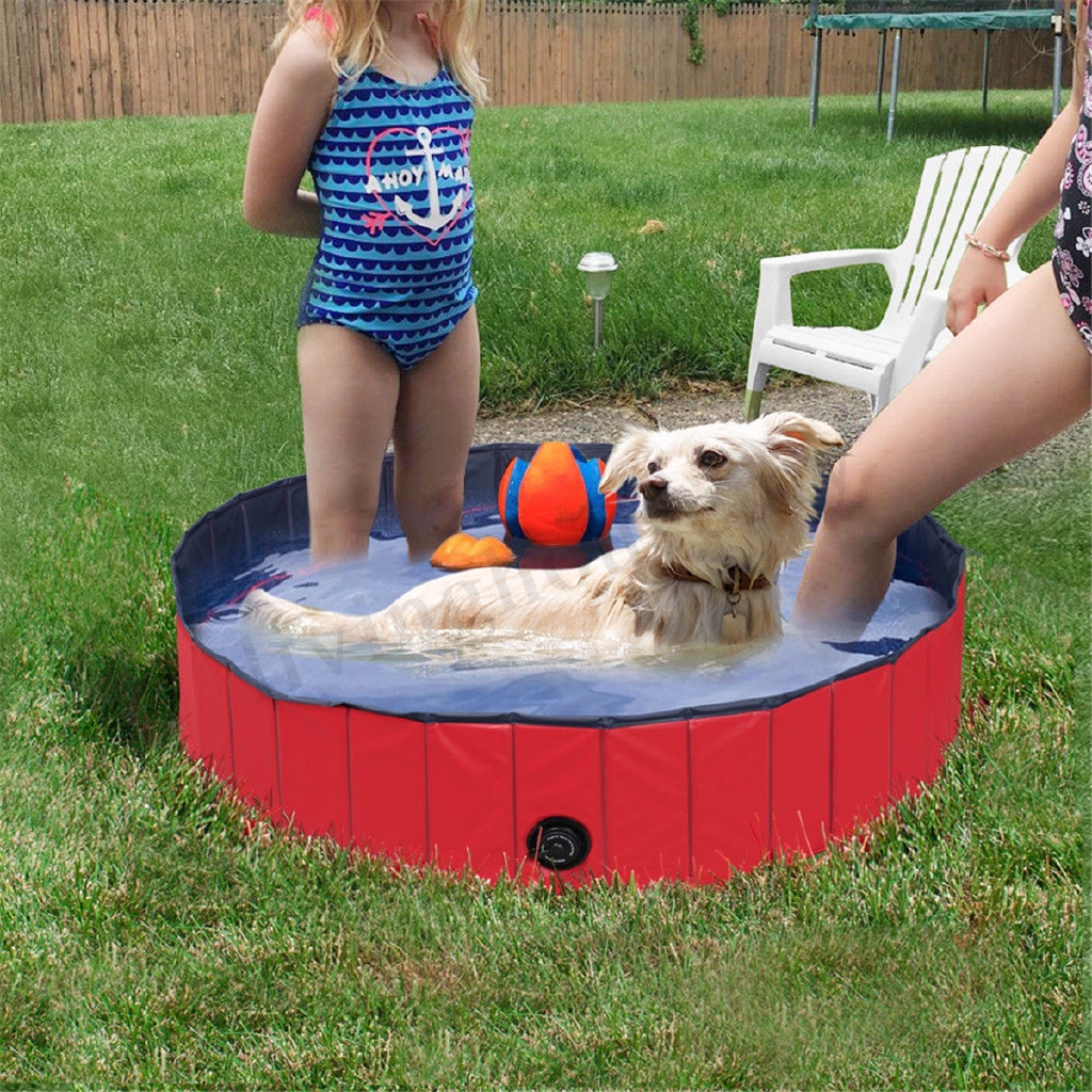 Pet Bath Dog Pool Cat Puppy Kids Outdoor Bathtub Washer Tub