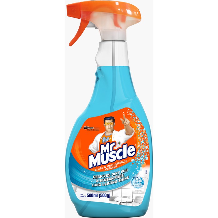 Mr Muscle Glass & Multi-Surface Cleaner 500ml | Shopee ...