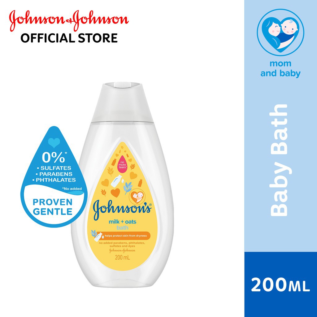 Johnson's Milk+Oats Bath 200ml Mandian Bayi Shopee Malaysia