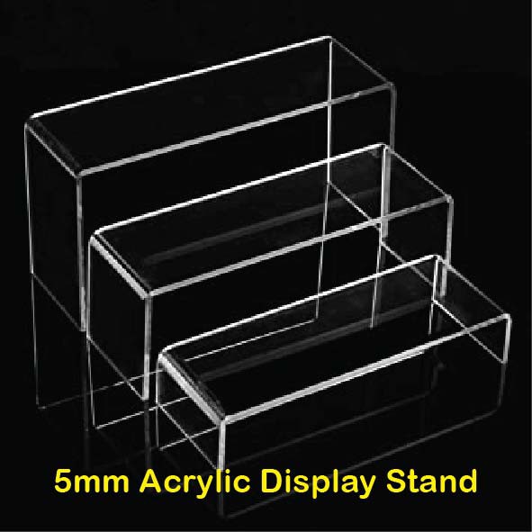 5mm Transparent Acrylic Display Stand Handmade Customise Size | Shopee ...