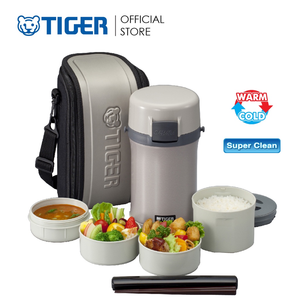 TIGER 2L S/STEEL LUNCH BOX WITH BAG / LWUF200 Shopee Malaysia