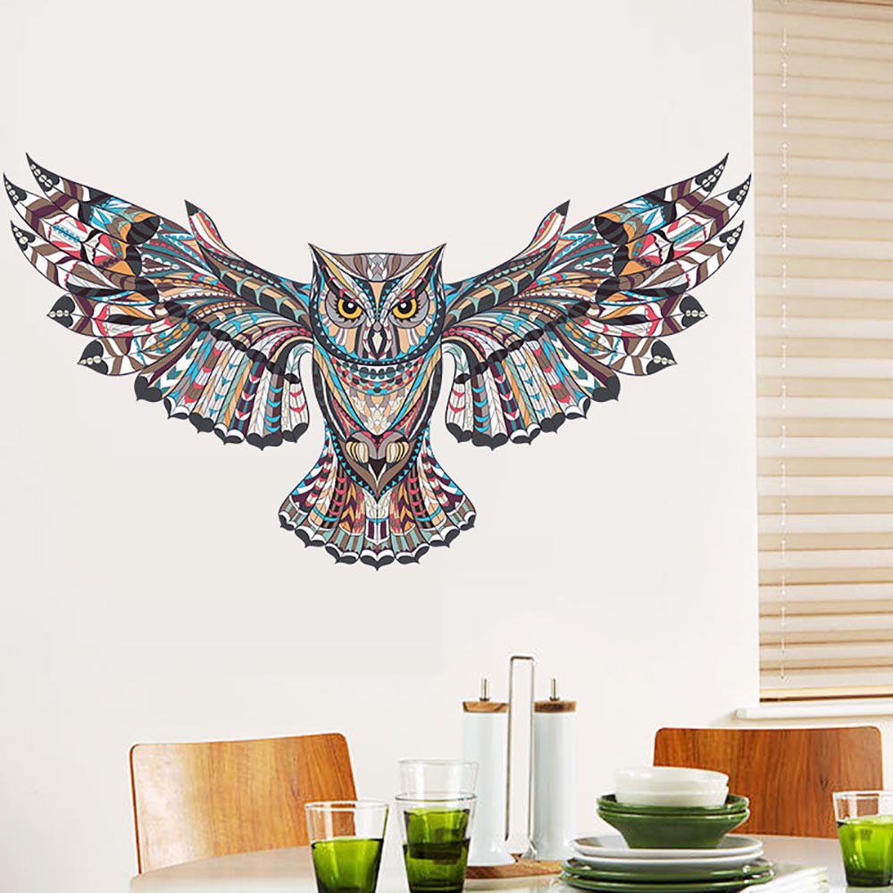 Diy Removable Creative Owl Vinyl Wall Sticker Home Living Room