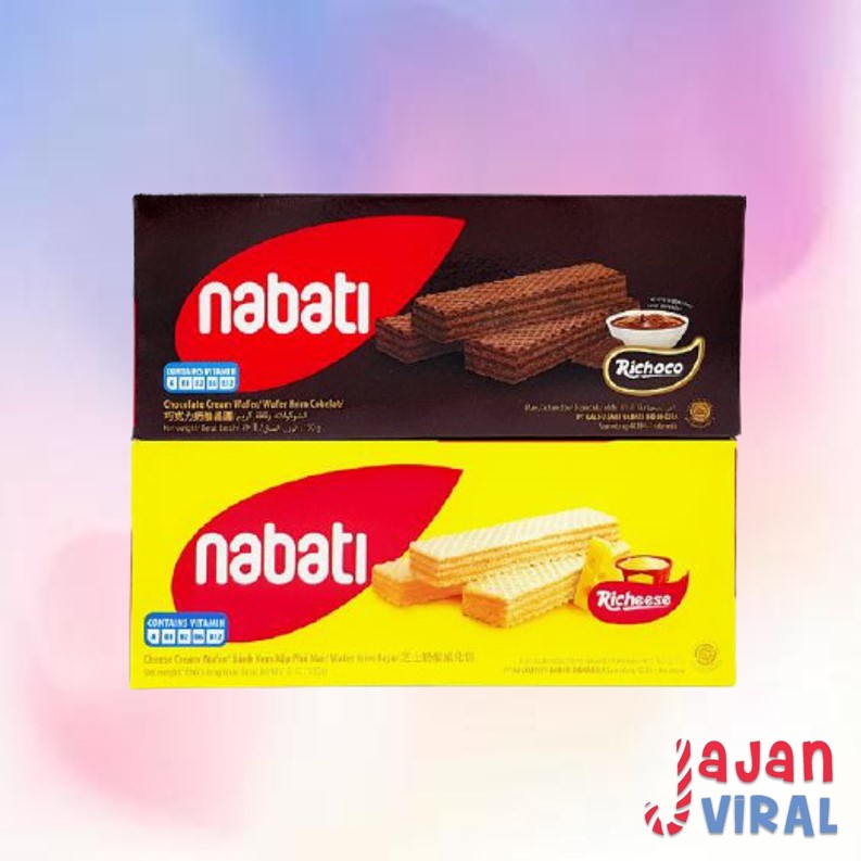 NABATI RICHEESE CHEESE / RICHOCO CHOCOLATE CREAM WAFER (1BOX X150G ...