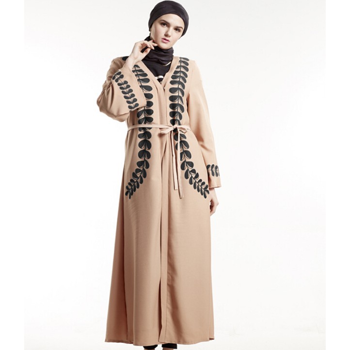 Arabic Clothing Cardigan Muslim Abaya Floor Length Dress Shopee