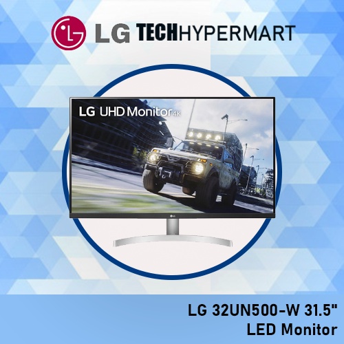 LG 32UN500-W 31.5" LED Monitor (VA, 3840 X 2160, 4ms, 280cd/m2, HDMI ...