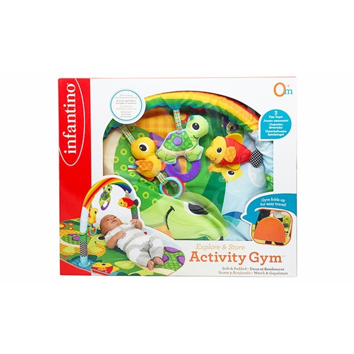 infantino explore & store activity gym