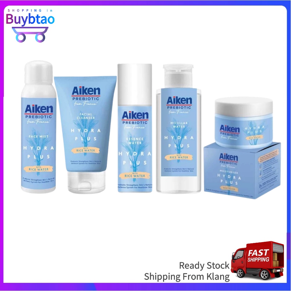 🔥Hot Sales🔥Aiken Prebiotic Hydra Plus Moisturiser 40g/Cleanser 120g