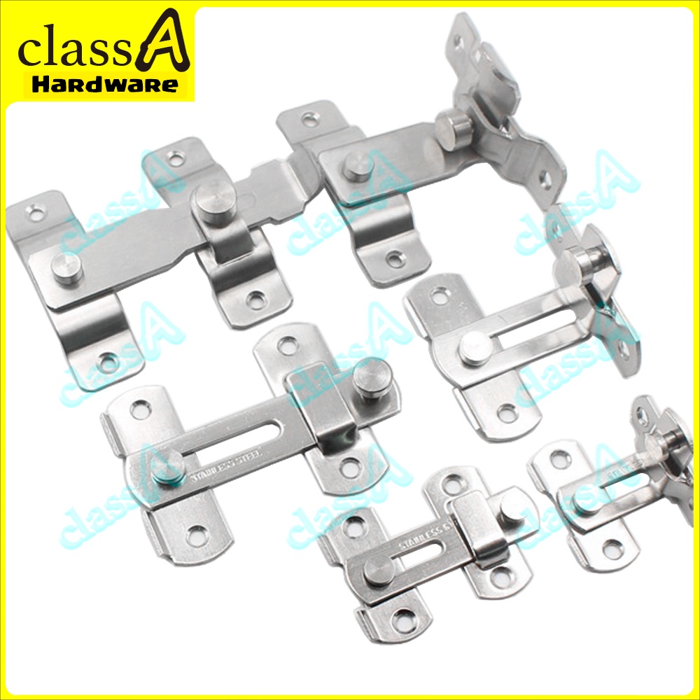Steel ClassAHW Stainless Door Swivel Bolt Door Latch Hasp Lock Swing