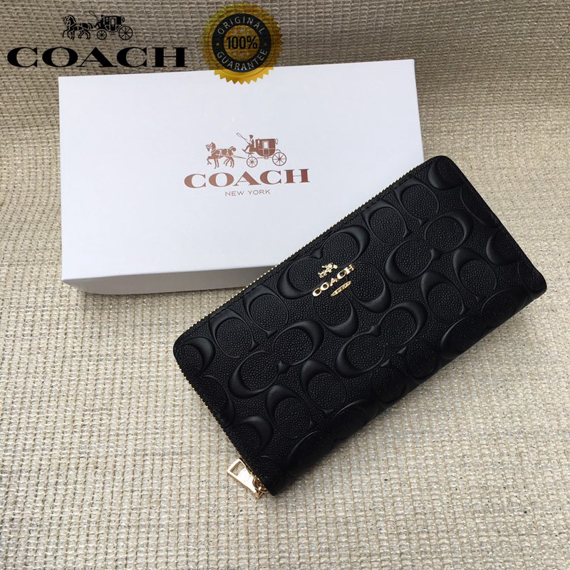 coach long wallet for women