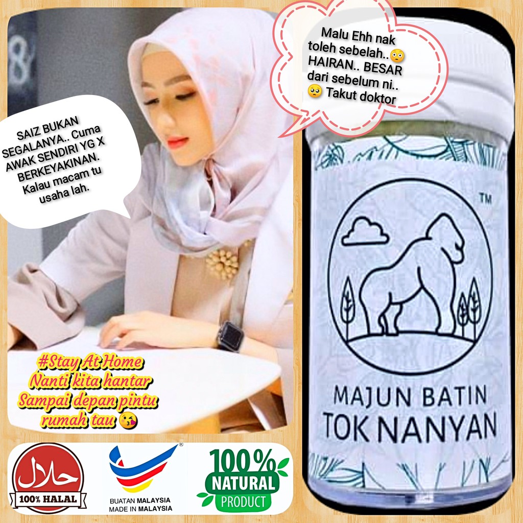 Majun Tok Nanyan (Saiz bukan Masalah BESAR pun tapi anda sendiri tak YAKIN bila pasangan lihat!!)