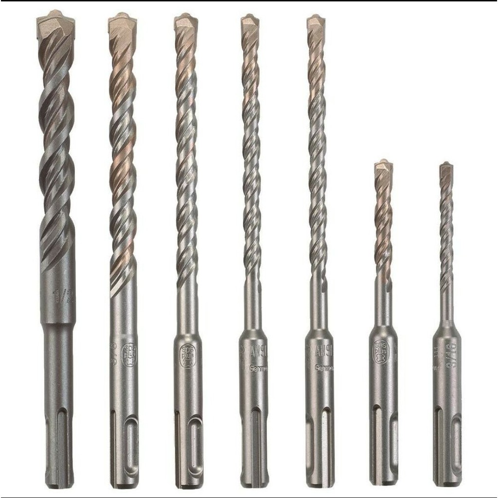 6mm to 32mm Rotary Hammer Drill Bits SDS Plus Carbide for Masonry Concrete Rebar 