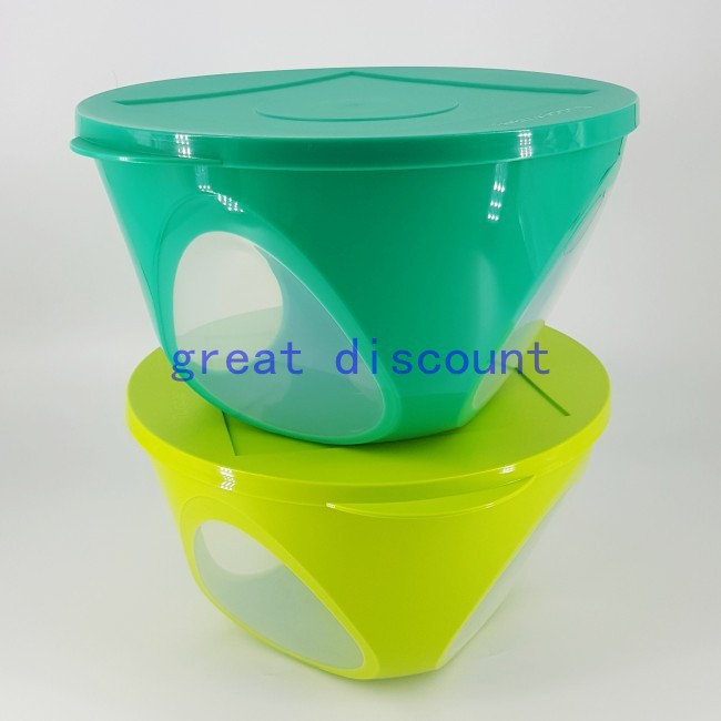 Tupperware Outdoor Dining Emerald Bowl 4.3L Green ( Set of 2 )