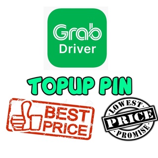 Grab-Driver Top Up Pin Reload RM 30 to RM100