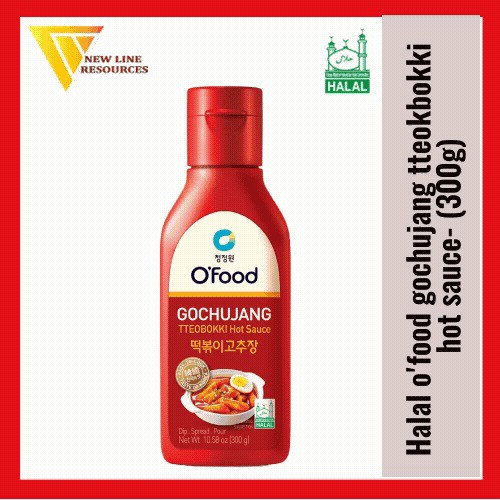 Halal O Food Gochujang Tteokbokki Topokki Hot Sauce Sos Gochujang 韩国炒年糕酱 300g