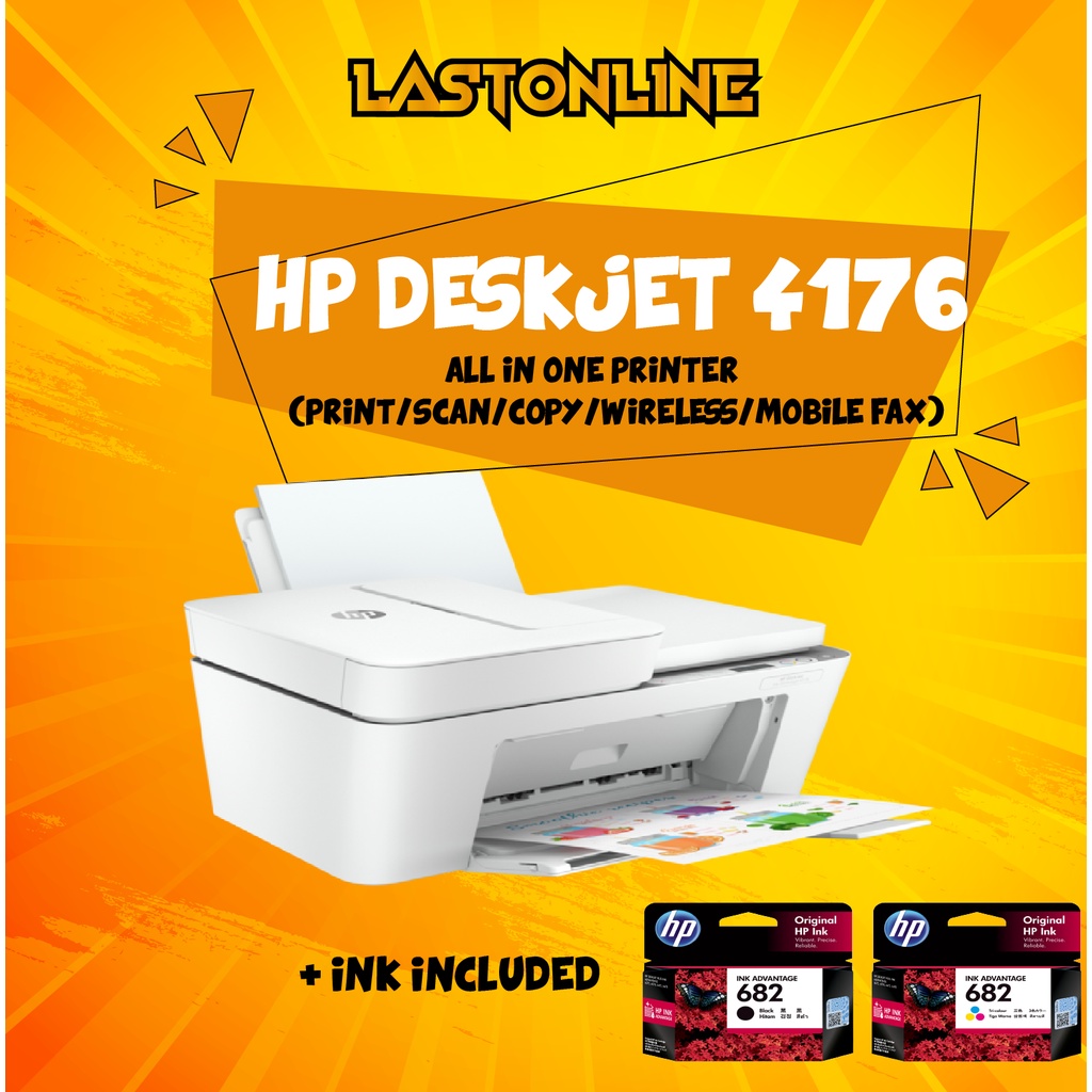 HP DeskJet Ink Advantage 4176 All-in-One Printer (Print, Scan, Copy ...