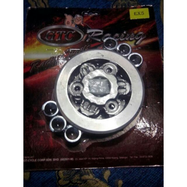 Ex5 Dream Highpower Racing Clutch Set Clutch Housing 6 Spring Gtc Racing Pnp Wave100 Wave100r Kriss100 Mr1 Shopee Malaysia