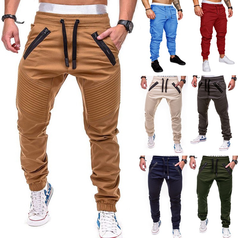 mens joggers without cuffs