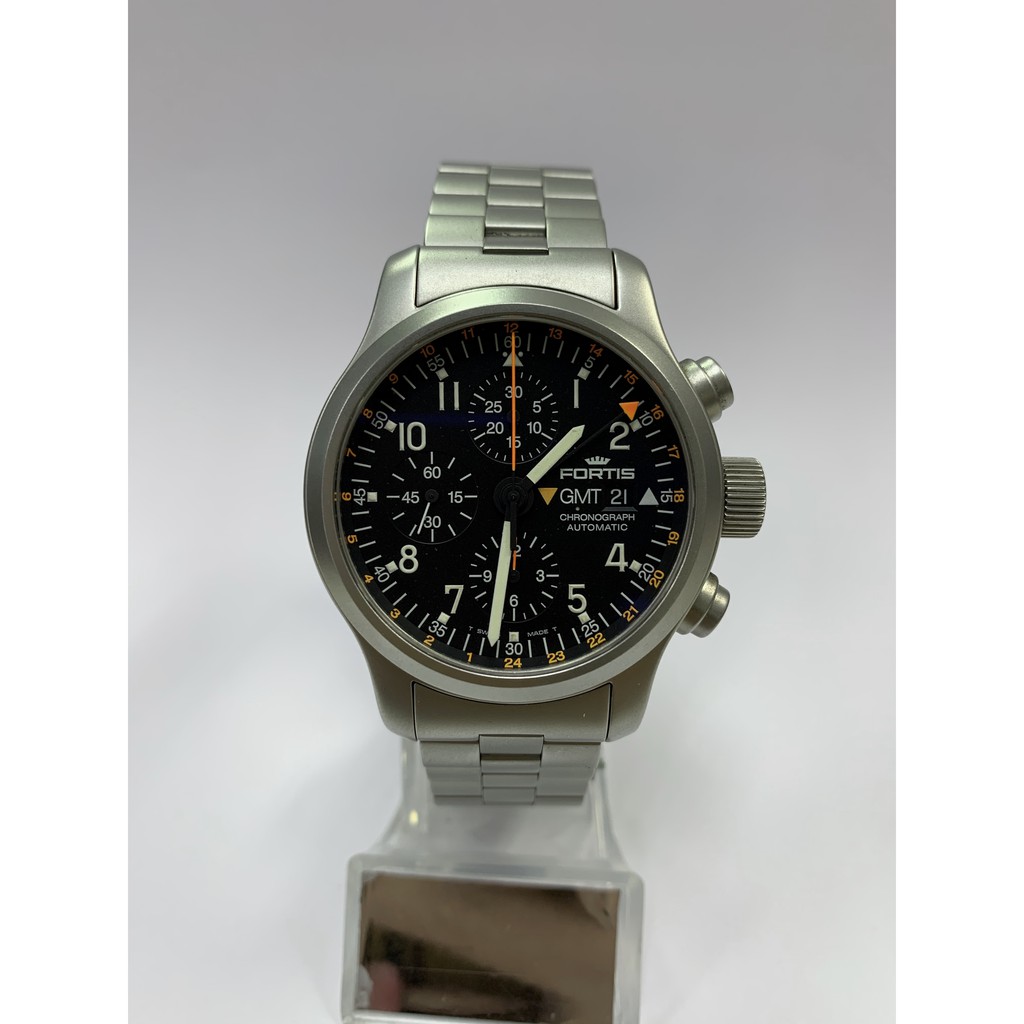 NOS Fortis B-42 Pilot Professional Chronograph GMT | Shopee Malaysia