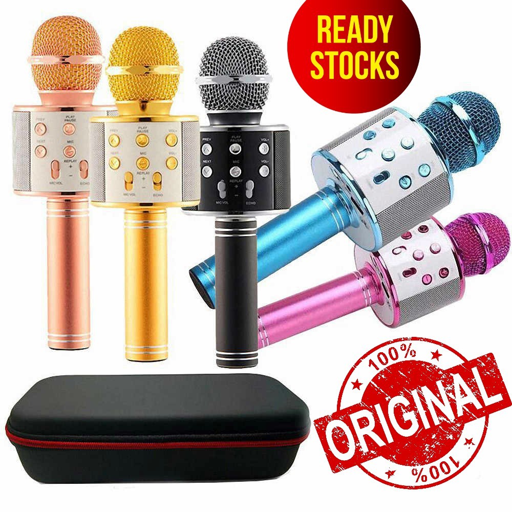 bluetooth karaoke microphone with speaker