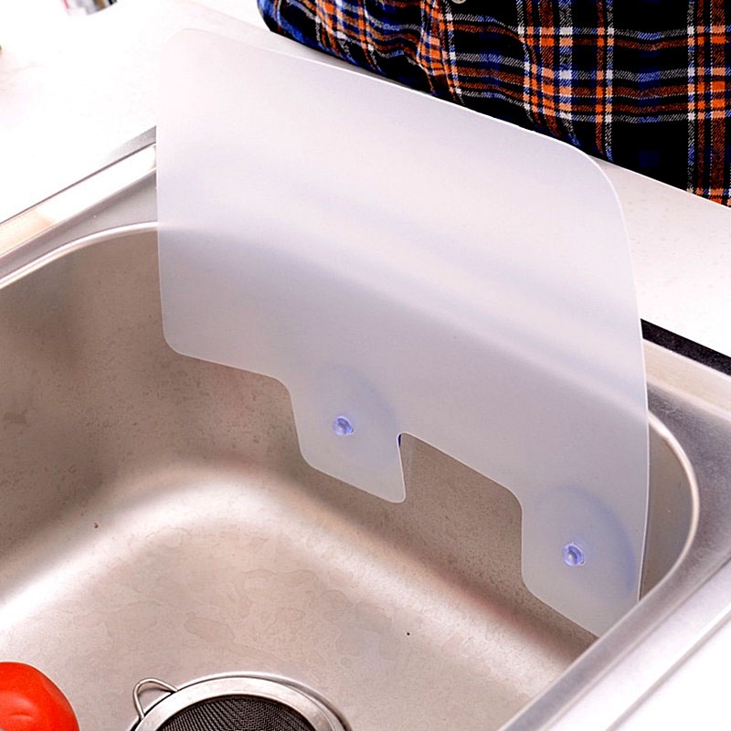 Premium Silicone Sink Water Splash Guard Durable Waterproof Eco Friendly Suitable Kitchen Bathroom Easy to Clean Tools