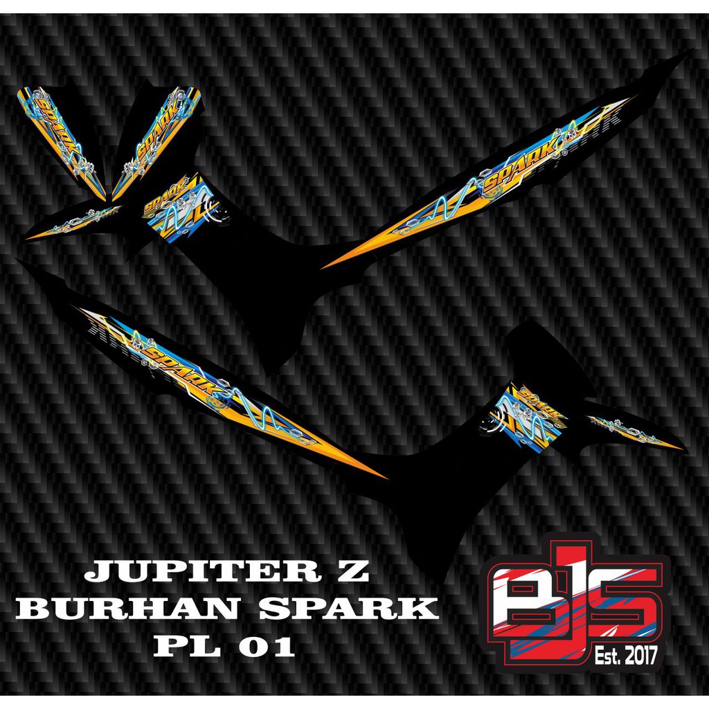 Variation Stickers Striping List Motor Jupiter Z Burhan Pl 01 Shopee Malaysia