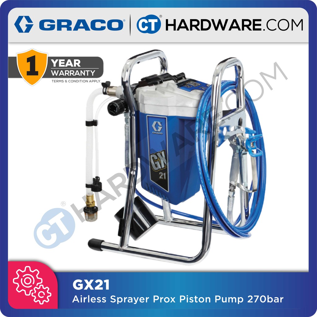 GRACO GX21 Airless Sprayer Prox Piston Pump 270Bar Shopee Malaysia