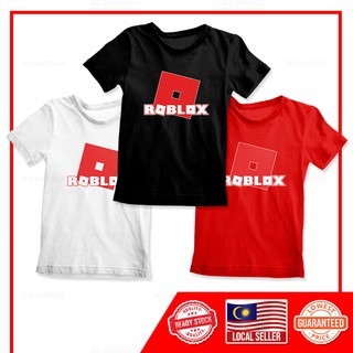 Roblox Game Children Budak Kids Clothes Boy Unisex 3 14 Years Old Short Sleeve T Shirt T Shirt Shirts Rob Kid 0003 Shopee Malaysia - roblox t shirt old