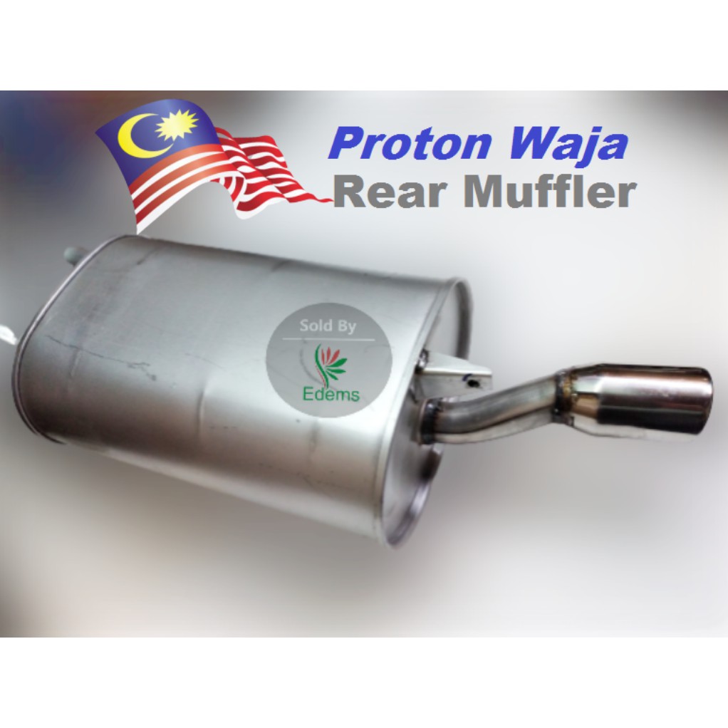 Proton Waja 1.6 Rear Exhaust Muffler Pipe Silver Silencer Car 