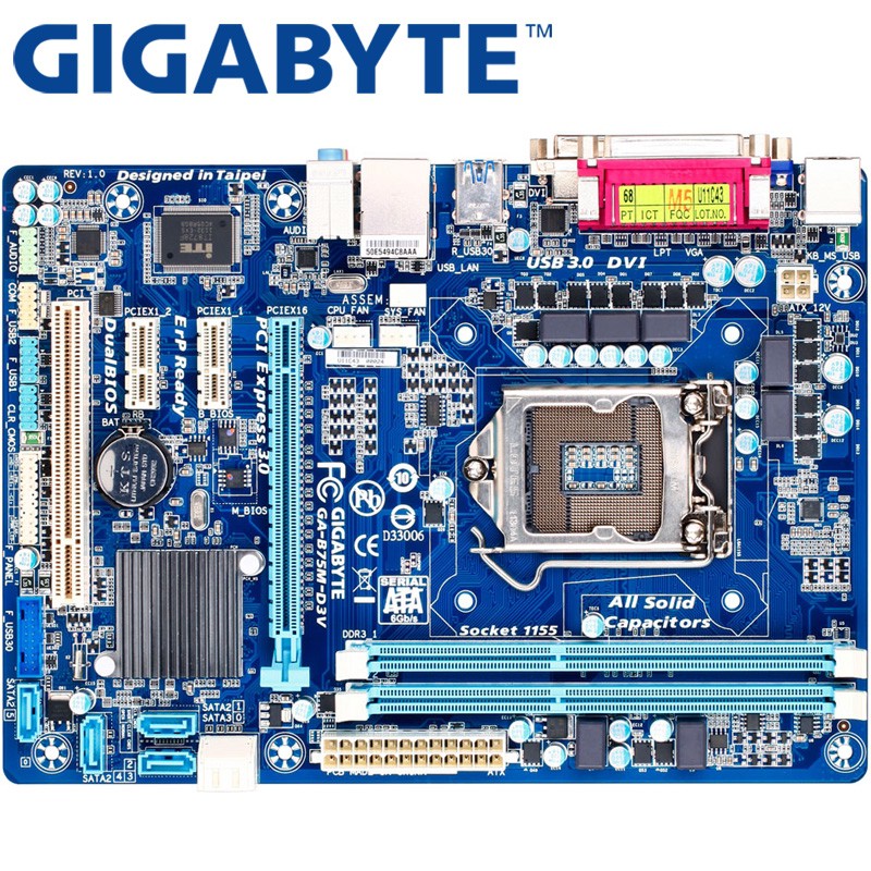 Gigabyte Ga 5m D3v Desktop Motherboard 5m D3m 5m D2p 5m Hd3 5 Ds3v Ga 5m D2v Shopee Malaysia