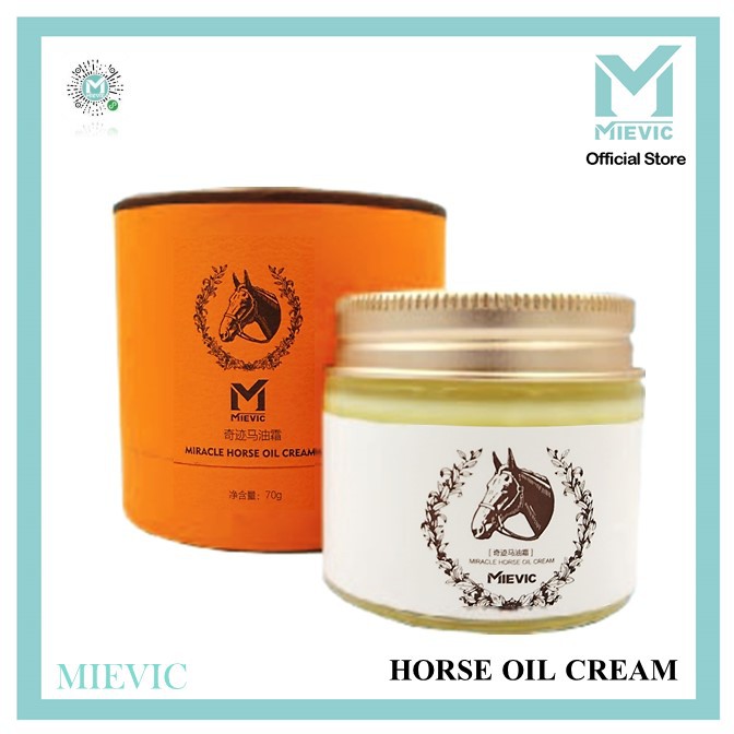 MIEVIC SKIN MOISTURIZER PRODUCT MIRACLE HORSE OIL CREAM Shopee Malaysia