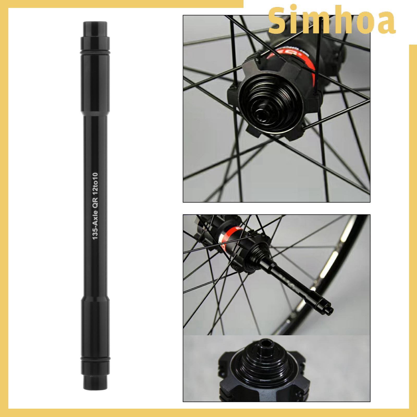 Lixada 12mm to 9mm QR Adapter MTB Bike Thru Axle Hub Quick Release 135mm Parts 