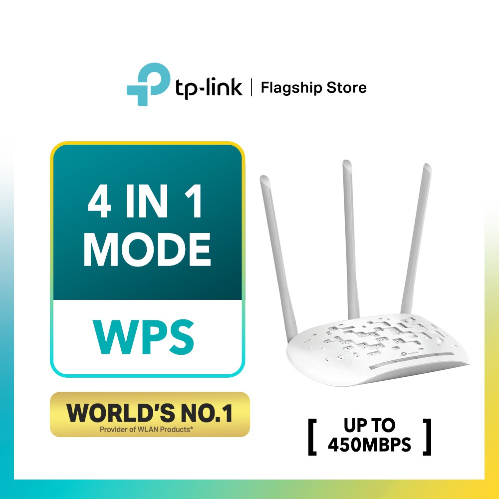 TPLink 450Mbps Wireless Access Point/Range Extender/MultiSSID/Client