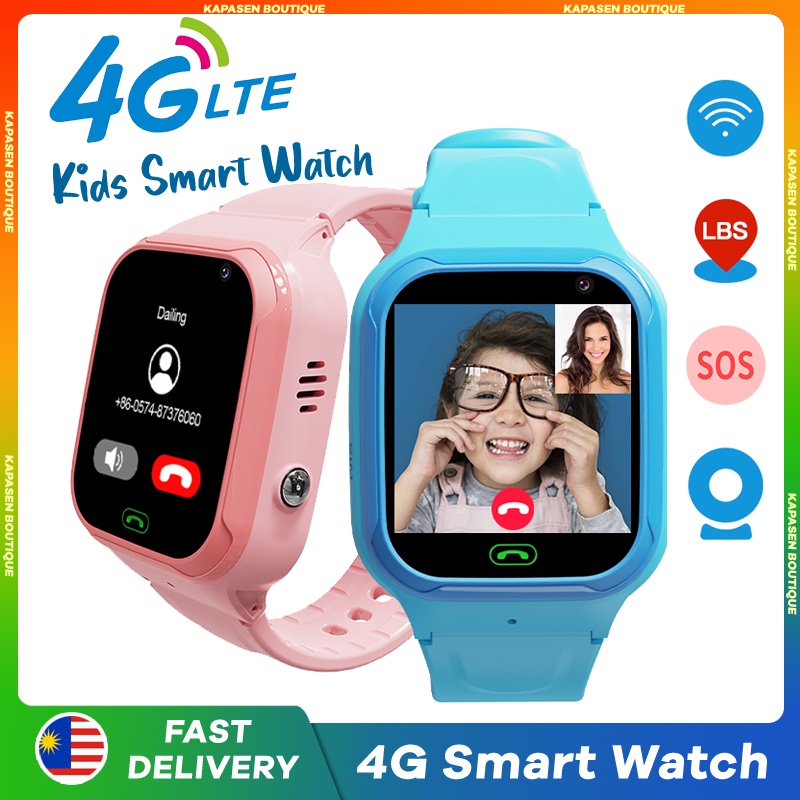 4G Smart Watch Kids WIFI SIM Card Network GPS Watches IP67 Waterproof Real-Time Location Camera Video Call Tracker Phone