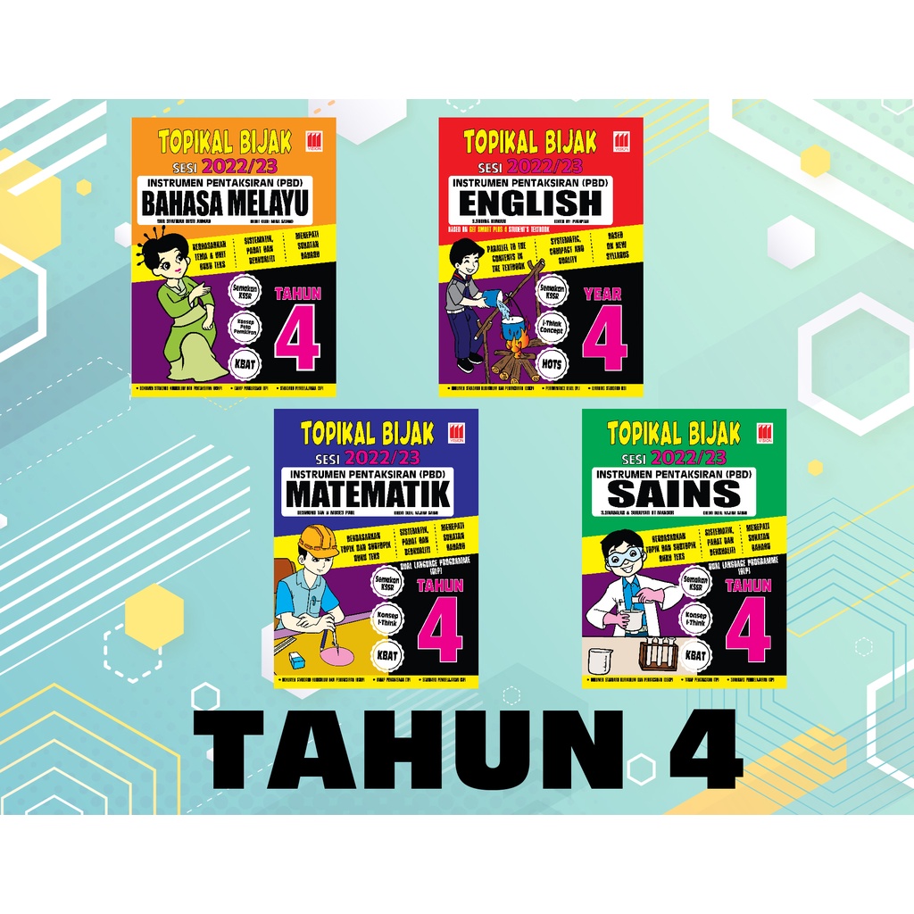 Vision Topikal Bijak Sesi Tahun Set Dwibahasa Buku