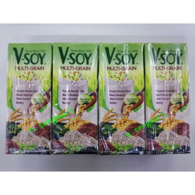 V-soy multi-grain 4 x 200ml | Shopee Malaysia