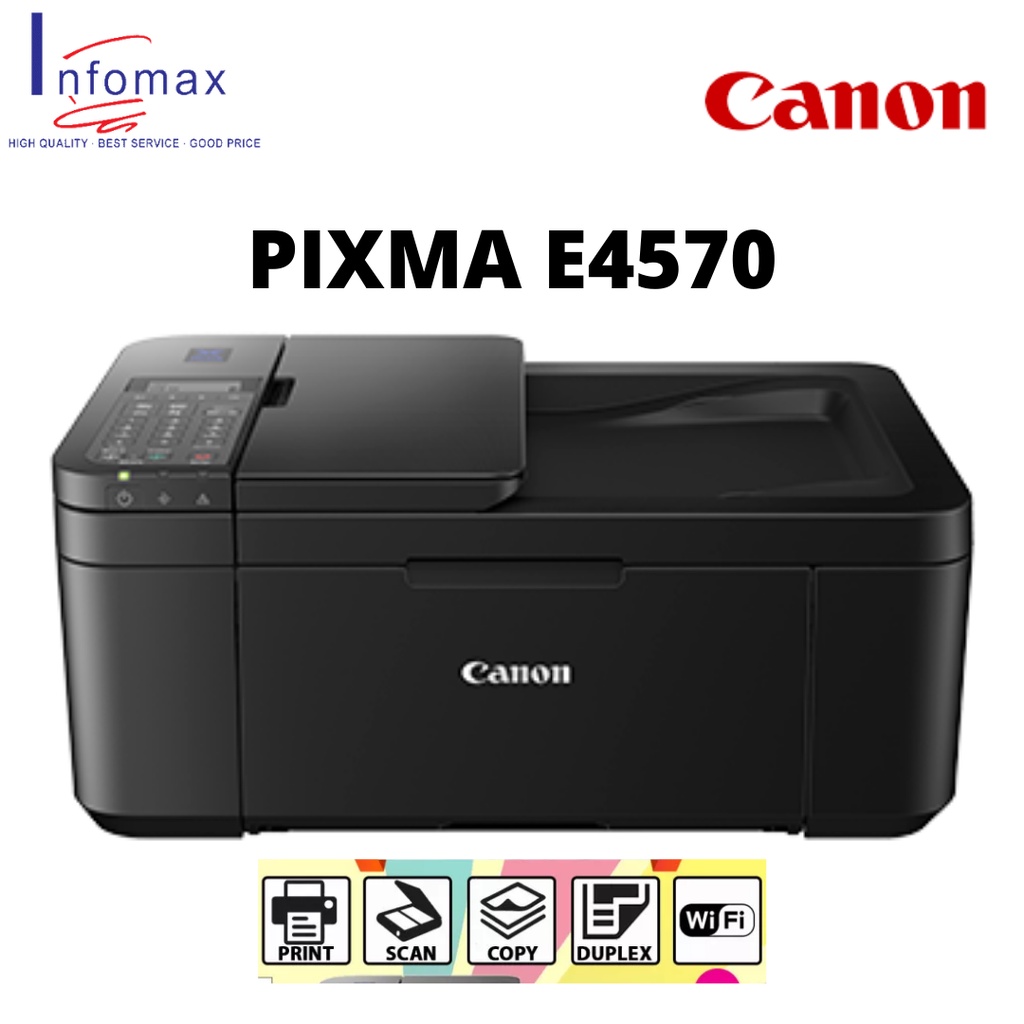 CANON PIXMA E4570 WIRELESS ALLINONE PRINTER (PRINT, SCAN, COPY