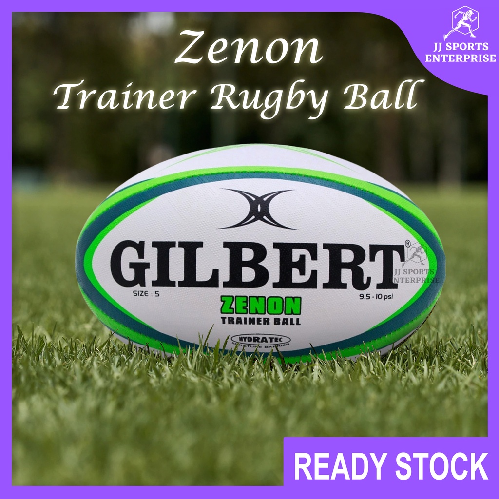 New Gilbert Zenon Rugby Training Ball Club Quality Balls Size 3 4 5 