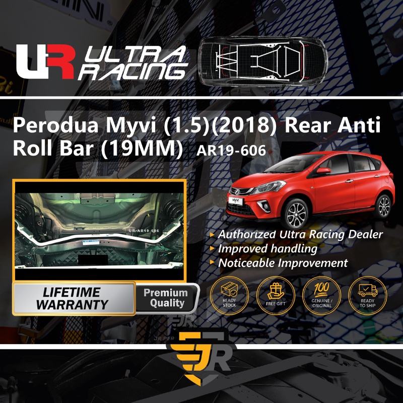 Ultra Racing Safety Bar Myvi Baru 2018 Gen3 M800 Rear Anti Roll Bar