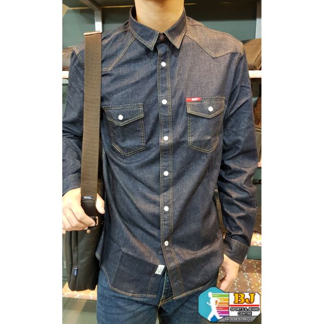 lee cooper denim shirts