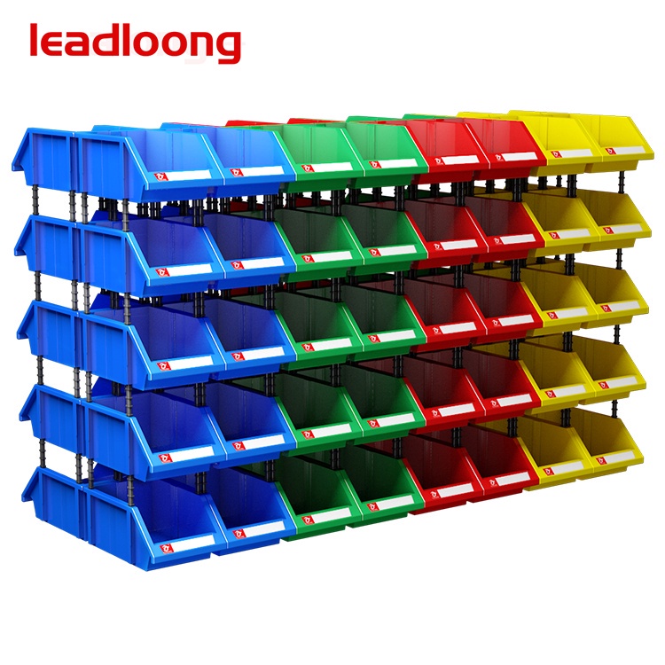LEADLOONGX SERIES PARTS BIN Plastic stackable parts bin for
