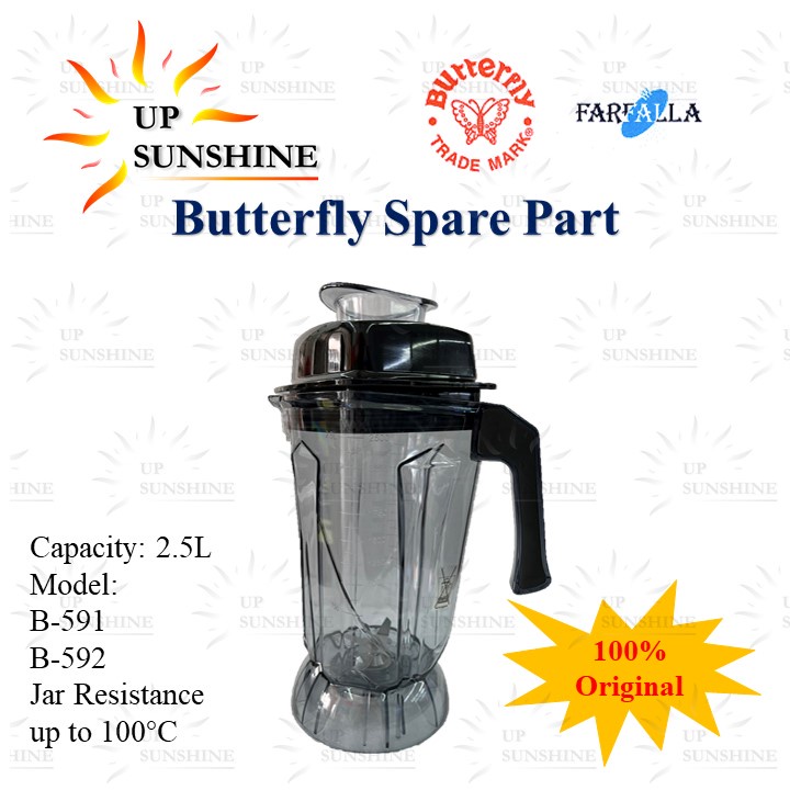 (100 Original) Butterfly Blender Spare Part Jug only Shopee Malaysia