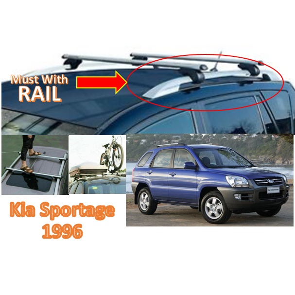 Kia Sportage 1996 New Aluminium universal roof carrier Cross Bar Roof Rack Bar Roof Carrier Luggage Carrier